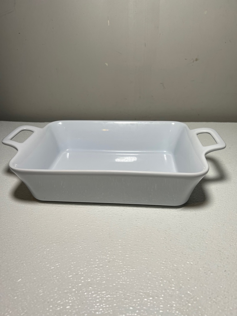Dash of That 3 quart White Stoneware Rectangular Baking Dish with Handles NEW